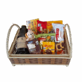 Cesta de Café da Manhã Premium com Pelúcia